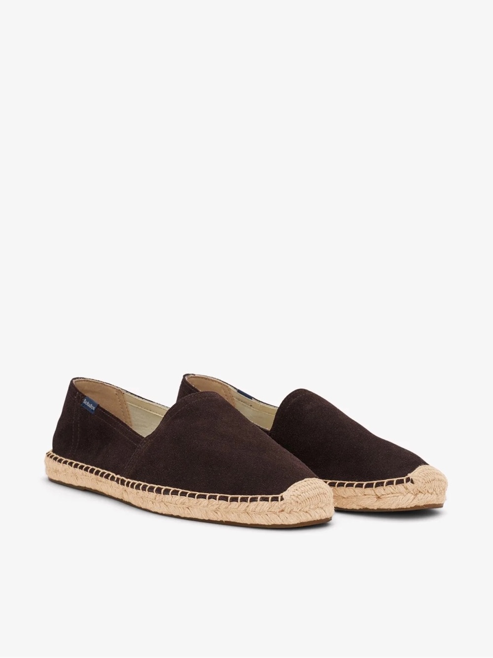 Soludos The Original Espadrille Tronco Brown Suede Mens